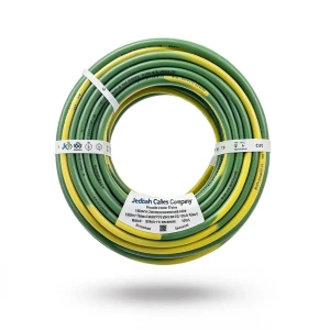 Flexible Copper Electric Wire 185mm2 Conductor 450/750V Green/Yellow | Jeddah Cables Company