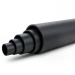HDPE Polyethylene Pipe Nominal Pressure 15.6 Bar PE 100 OD 225 mm SDR 9 Black