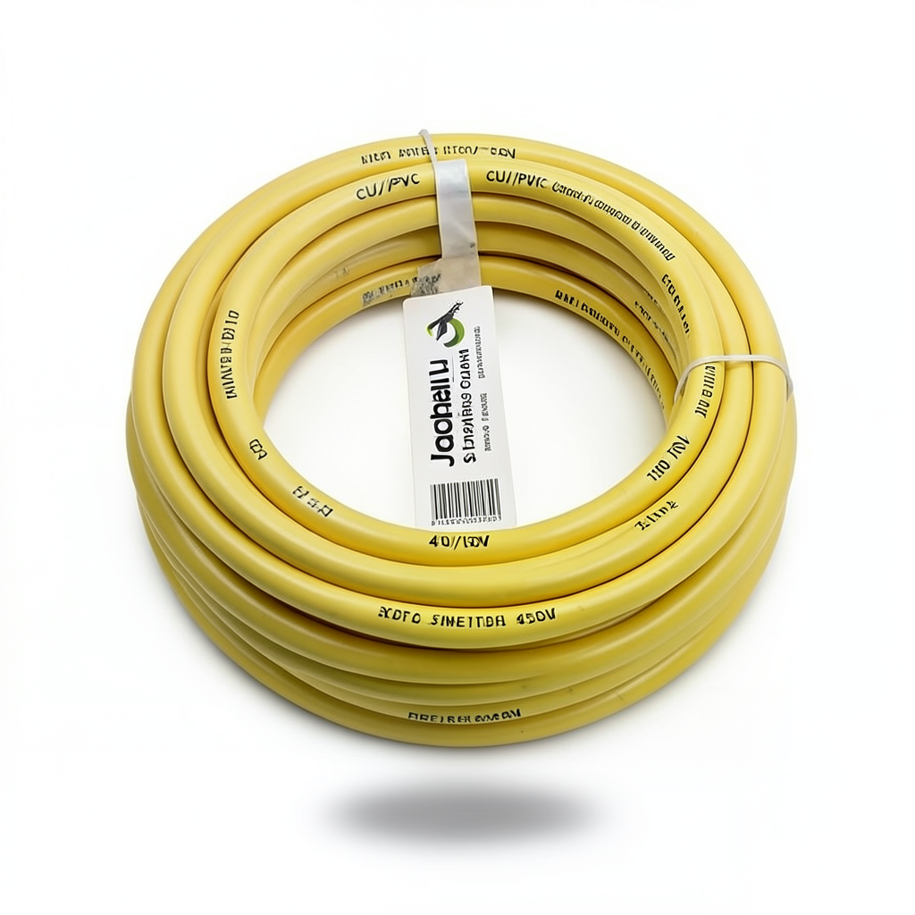 لفة سلك مفرد نحاس مجدول CU/PVC مقاس 150mm2، 450/750 فولت، لون أصفر | شركة كابلات جدة