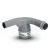 UPVC Elbow Long Radius 45° Outside Diameter 90 mm Gray Color | SAPPCO - Image 1