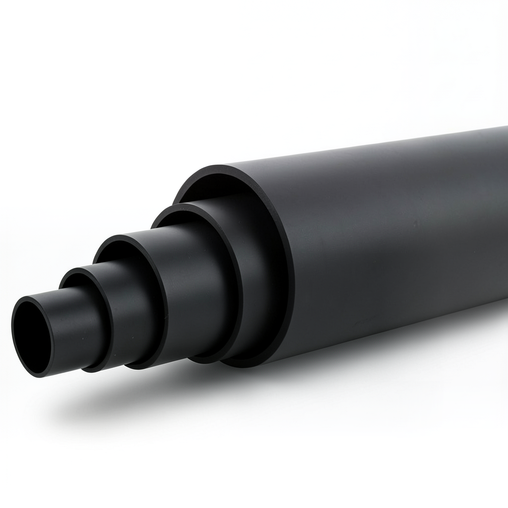 HDPE Pipe Nominal Pressure 12.5 Bar PE 100 OD 225 mm SDR 11 Black