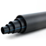 HDPE Polyethylene Pipe PN 12.5 Bar PE 100 OD 500 mm SDR 11 Black