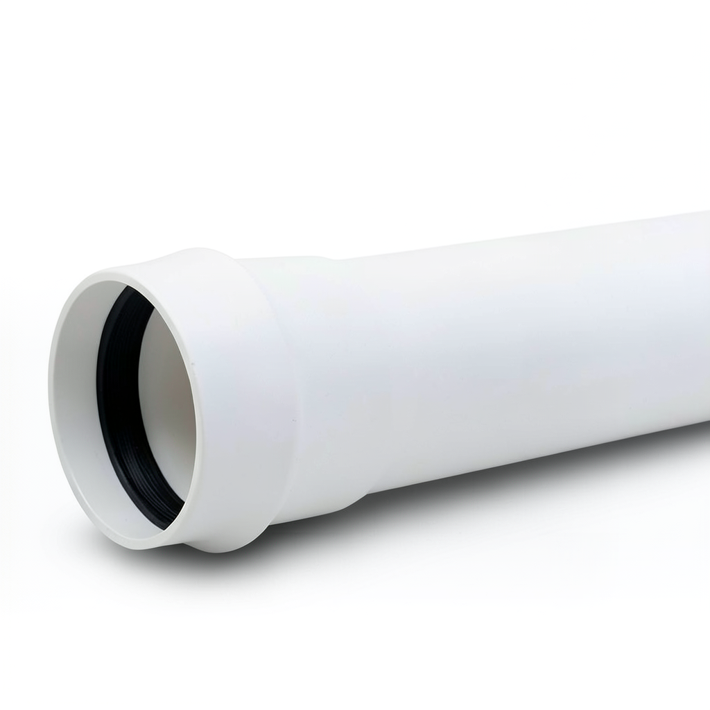 مواسير UPVC ابيض سماكة 30 مم، مقاس 630 مم، كلاس 4 ضغط 10 بار