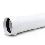 UPVC Plastic Pipes 16-Bar Pressure 63 mm Size 4.7 mm Thickness White