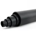 HDPE Polyethylene Pipe Nominal Pressure 15.6 Bar PE 100 OD 200 mm SDR 9 Black