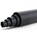 HDPE Polyethylene Pipe Nominal Pressure 15.6 Bar PE 100 OD 225 mm SDR 9 Black