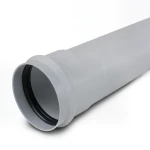 أنابيب بلاستيك UPVC ضغط 10 بار كلاس 4، مقاس 25 مم، سماكة 1.5 مم، لون رمادي