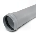 UPVC Plastic Pipe Class 4 PN 10 Bar, Size 32 mm, Thickness 1.8 mm, Grey Color