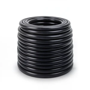 HDPE Plastic Coil Pipe Pressure 20 Bar PE 100 Outer Diameter 140 mm Thickness 17.4 mm Black