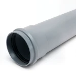 أنابيب بلاستيك UPVC لون رمادي ضغط 10 بار كلاس 4، مقاس 50 مم، سماكة 2.4 مم