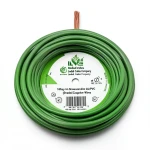 185sq mm Single Core Stranded Wire CU/PVC, 450/750V, Green Color | Jeddah Cables Company