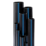 لفة أنابيب HDPE ضغط 20 بار PE 100 مقاس 180 مم سماكة 22.3 مم لون أسود