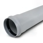 أنابيب UPVC ضغط PN 10 Bar كلاس 4، قطر خارجي 90 مم، سماكة 4.3 مم، لون رمادي