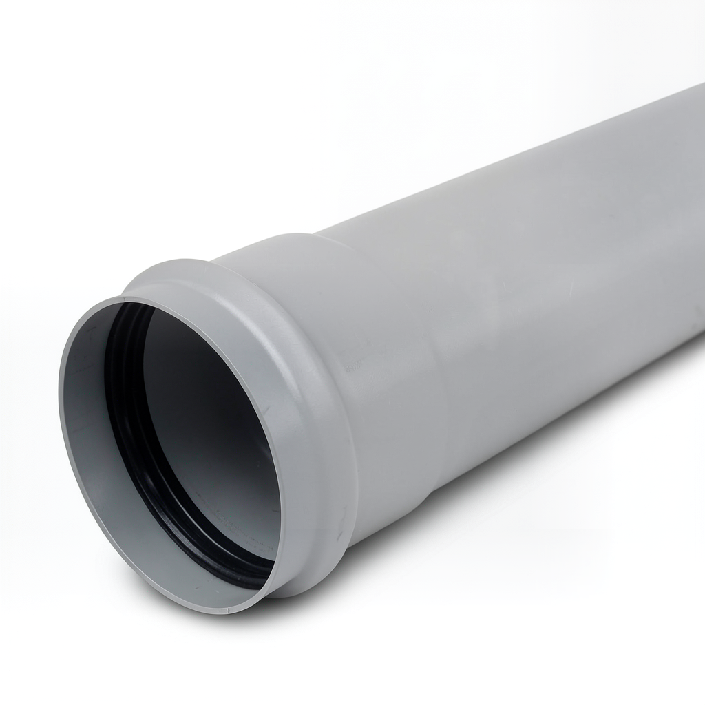 Grey UPVC Pipe PN 10 Bar Class 4, 110 mm OD, 5.3 mm Thickness