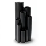 أنابيب HDPE ضغط 4 بار PE 100 قطر خارجي 225 ملم سماكة 6.2 ملم لون أسود