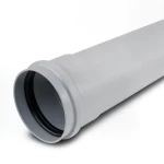 أنابيب UPVC ضغط 10 بار سماكة 10.8 مم، قطر خارجي 225 مم كلاس 4، لون رمادي