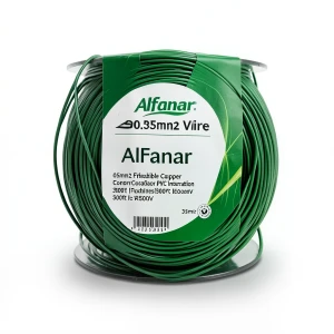 سلك كهرباء الفنار 0.5 مم2 300/500 فولت موصل نحاس مرن عزل PVC مقاوم للحرارة طول 300 قدم | شركة الفنار