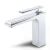 Short Bath Wash Basin Tap Chrome Color - Image 1