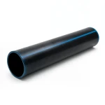 High Density Polyethylene Pipe PE 100 Size 280 mm Thickness 9.6 mm Black