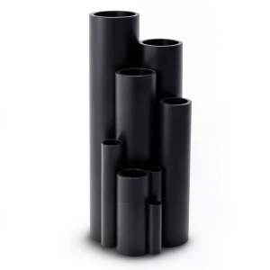 أنابيب HDPE ضغط 16 بار PE 100 مقاس 20 مم سمك 2.2 مم لون أسود