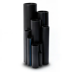 HDPE Pipes Pressure 4 Bar PE 100 Size 400 mm Thickness 10.9 mm Black