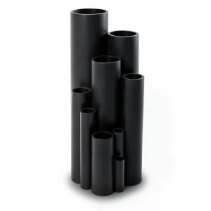 High Density Polyethylene Pipe Pressure 16 Bar PE 100 Size 25 mm Thickness 2.7 mm Black