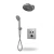Concealed Shower Mixer Brass 15.5×20.5×20.5 cm, Gray - Image 1