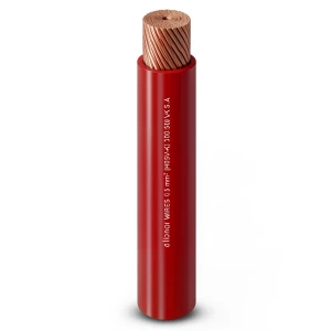 سلك كهرباء مرن نحاس عزل PVC مقاس 150 mm2 450/750 فولت، لون أحمر | شركة الفنار