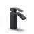 Modern Short Shalal Washbasin Tap 19 cm, Matte Black - Image 1
