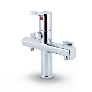 Shower Mixer Brass 12×23×23 cm, Chrome Color