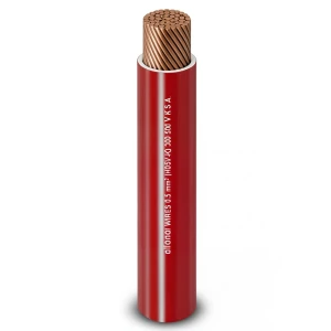 سلك كهرباء مرن نحاس عزل PVC مقاس 150 mm2 450/750 فولت، لون أحمر | شركة الفنار