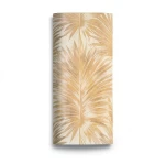 Leaf-patterned Wall Covering 10m x 0.53m Beige Color, Model ht70905