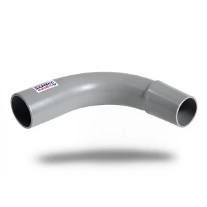UPVC Elbow Long Radius 45° Outside Diameter 90 mm Gray Color | SAPPCO