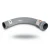 UPVC Elbow Long Radius 45° 160 mm Outside Diameter Gray | SAPPCO - Image 1