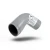 UPVC Elbow Long Radius 45° Outside Diameter 200 mm Gray Color | SAPPCO - Image 1