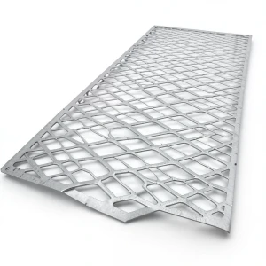 Aluminum Expanded Metal Mesh Thickness 2 mm Width 1.22 M Length 7 M