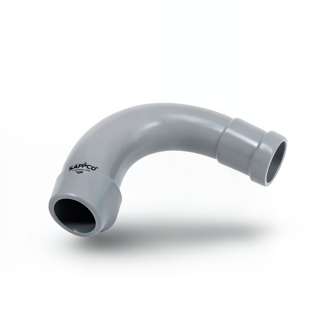 UPVC Elbow Long Radius 45° 225 mm Outside Diameter Gray Color | SAPPCO
