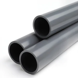 UPVC Plastic Pipe Class 7 Size 1 inch Thickness 5.2 mm Dark Gray