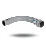 UPVC Elbow Long Radius 45° Outside Diameter 280 mm Gray Color | SAPPCO