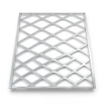 Aluminum Expanded Metal Mesh Thickness 2.3 mm Width 1.22 M Length 1 M