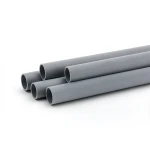 UPVC Plastic Pipe Electrical EPT Size 1/2 inch Thickness 2.03 mm Gray Color