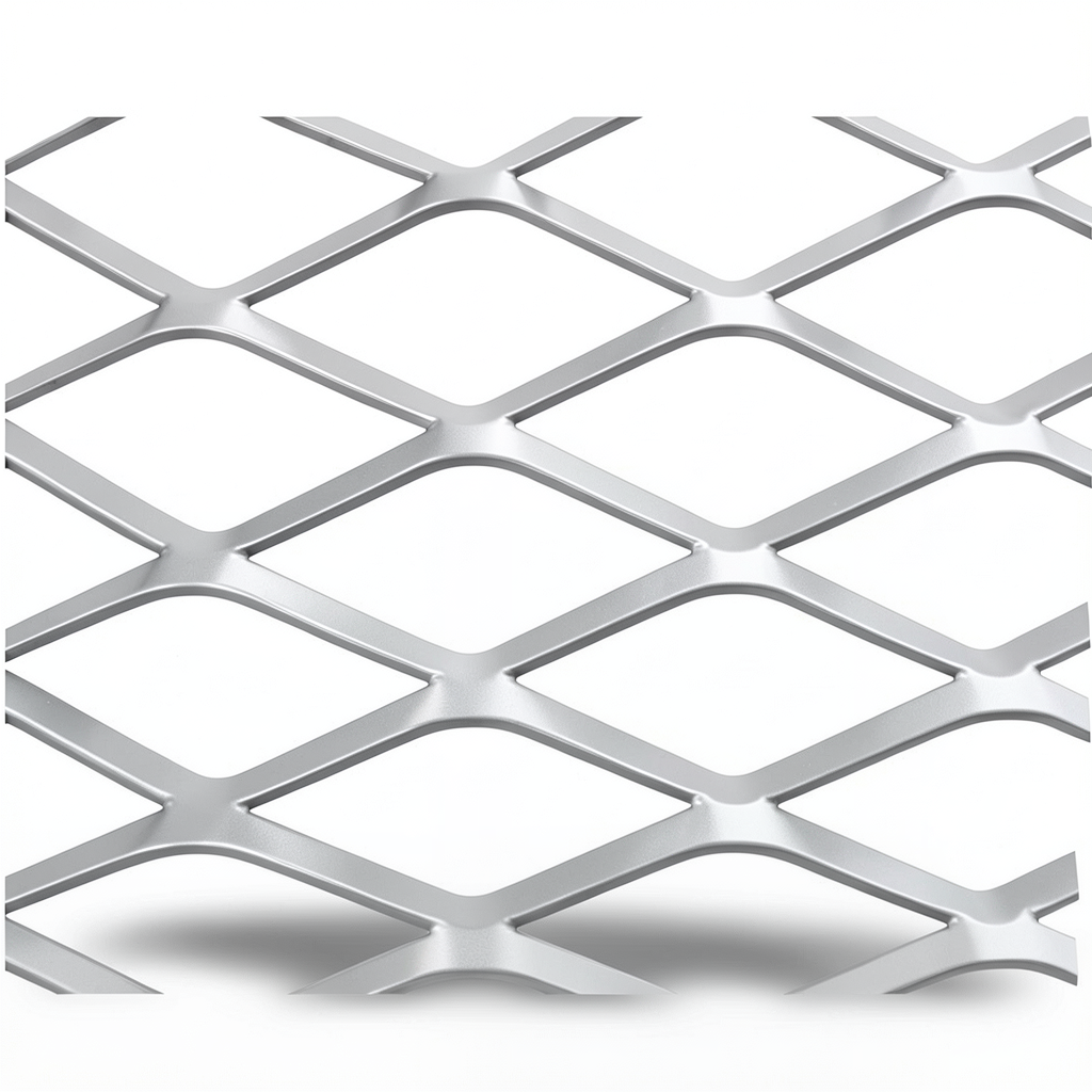 Aluminum Expanded Metal Mesh Thickness 2.3 mm Width 1.22 m Length 3 m