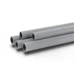 انابيب بلاستيك UPVC كهربائية EPC 40 مقاس 1/2 إنش سمك 3.28 مم لون رمادي