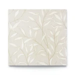 Dutch Leaf Patterned Wallpaper 10 m x 0.53 m Pale Beige, Model 221325