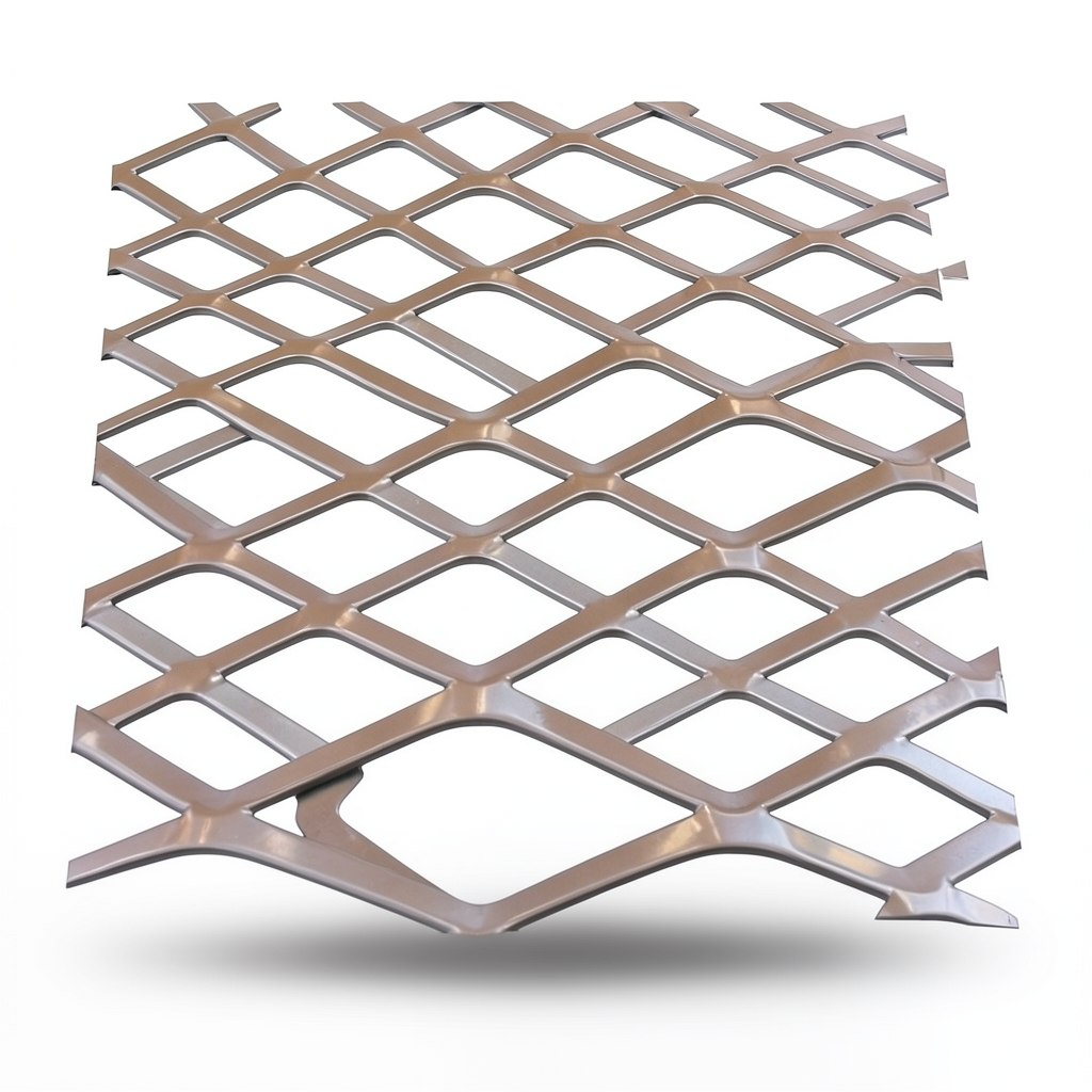 Aluminum Expanded Metal Mesh Thickness 2.3 mm Width 1.22 m Length 6 m