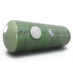 Water Tank Al-Kawthar Horizontal Fiber Glass 10000 Liter Capacity, Diameter 150 cm