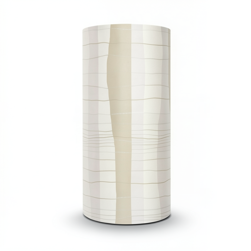 Italian Wallpaper Beige Color Modern Design, Size 10m x 1.06m