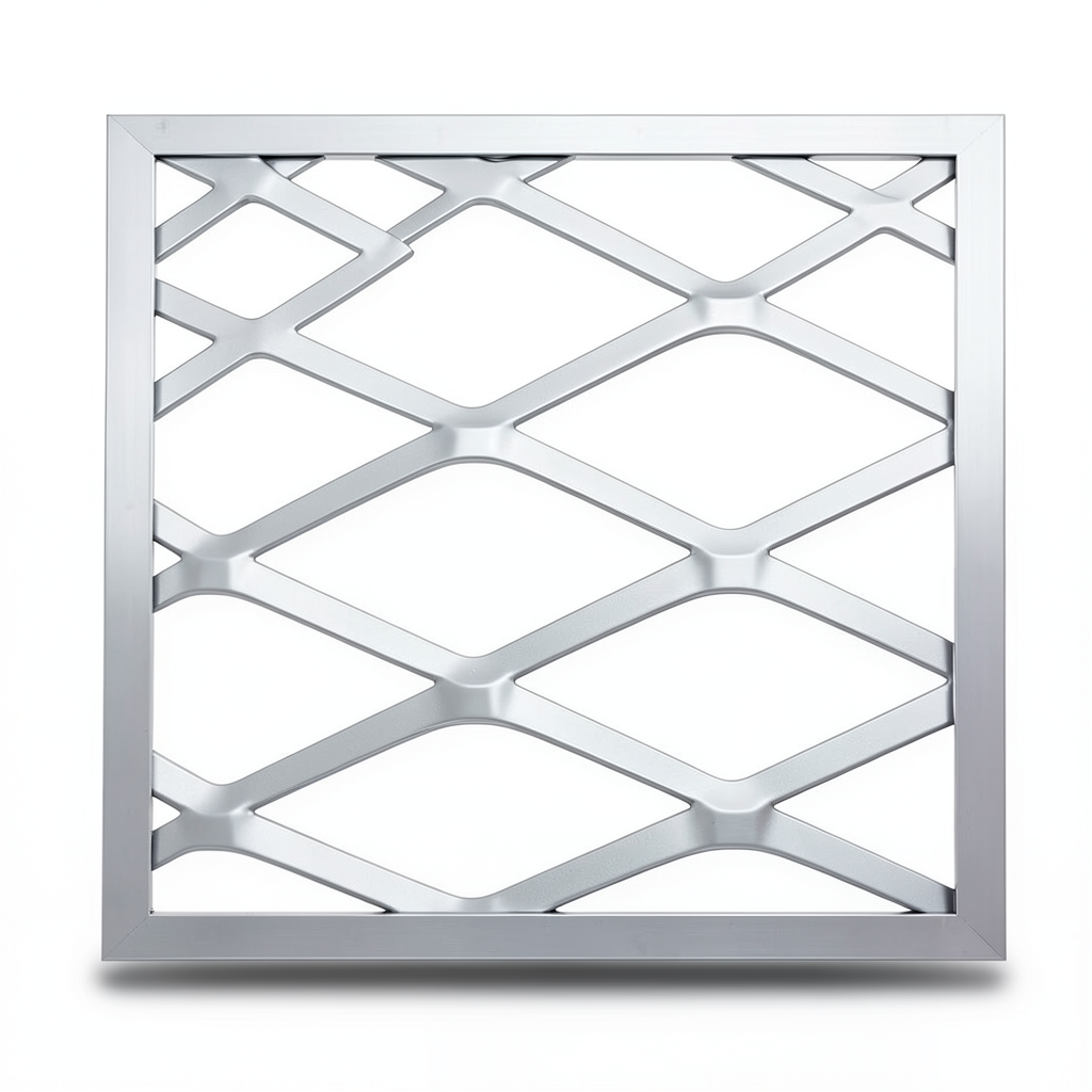Aluminum Expanded Metal Mesh Thickness 2.7 mm Width 1.22 M Length 1 M