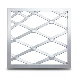 Aluminum Expanded Metal Mesh Thickness 2.7 mm Width 1.22 M Length 1 M