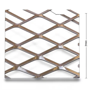 Aluminum Expanded Metal Mesh Thickness 2.7 mm Width 1.22 m Length 2 m